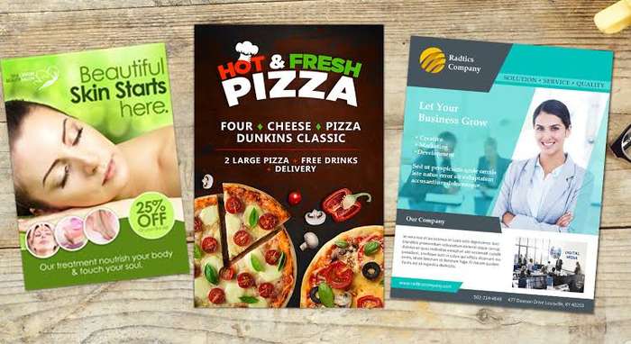 Professional Glossy Flyer Paper A4. - Pack of 50