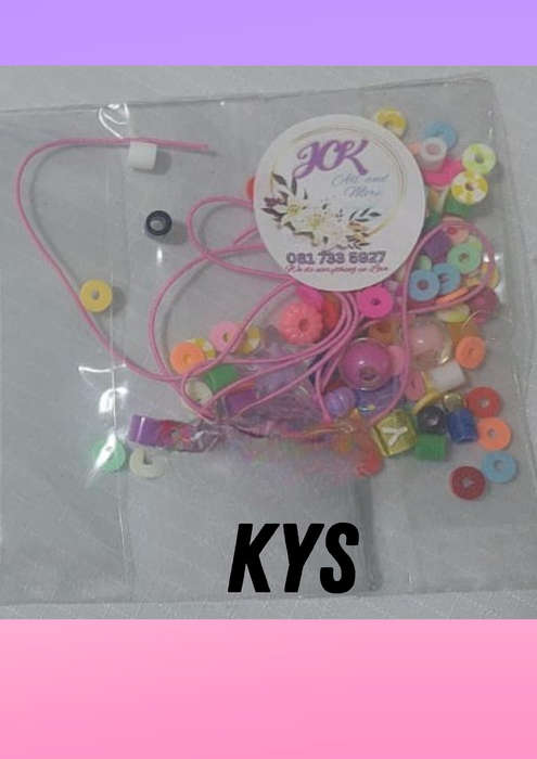 DIY Beads set for bracelet and neckless - kids