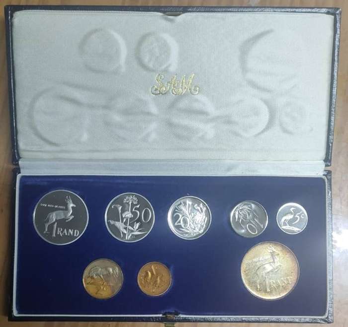 1984 proof coin set in mint box