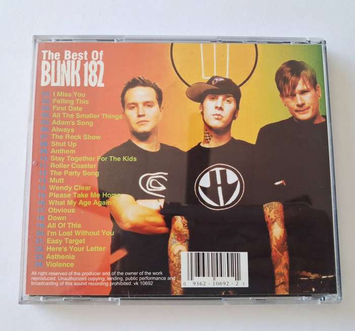 Blink 182 Best of CD