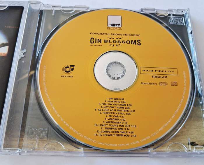 Gin Blossoms  Congratulations I'm Sorry CD