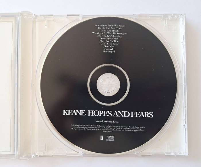 Keane  Hopes And Fears CD