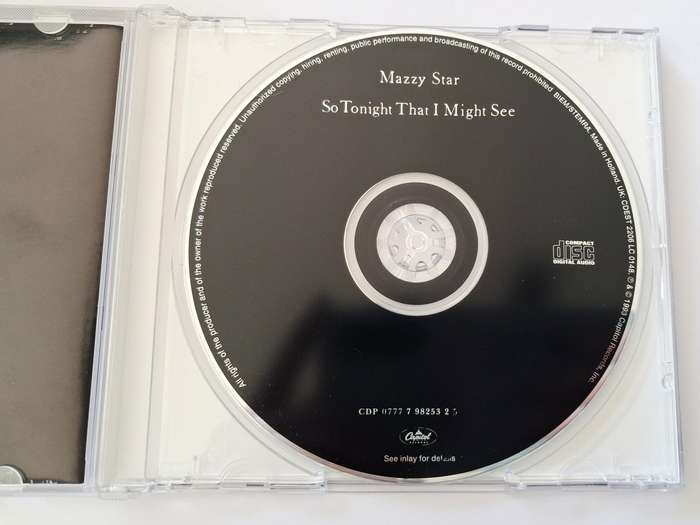 Mazzy Star  So Tonight That I Might See CD