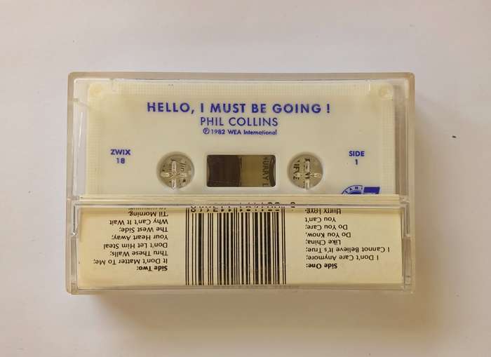 Phil Collins - Hello, I must be going Cassette