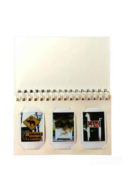 Scrapbook Photo Album for Instax Mini Film - White