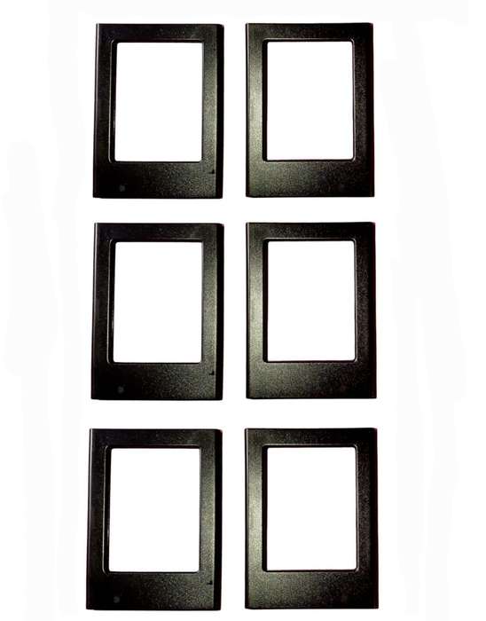 Black Magnetic Frame Tiles for Instax Mini 6pc