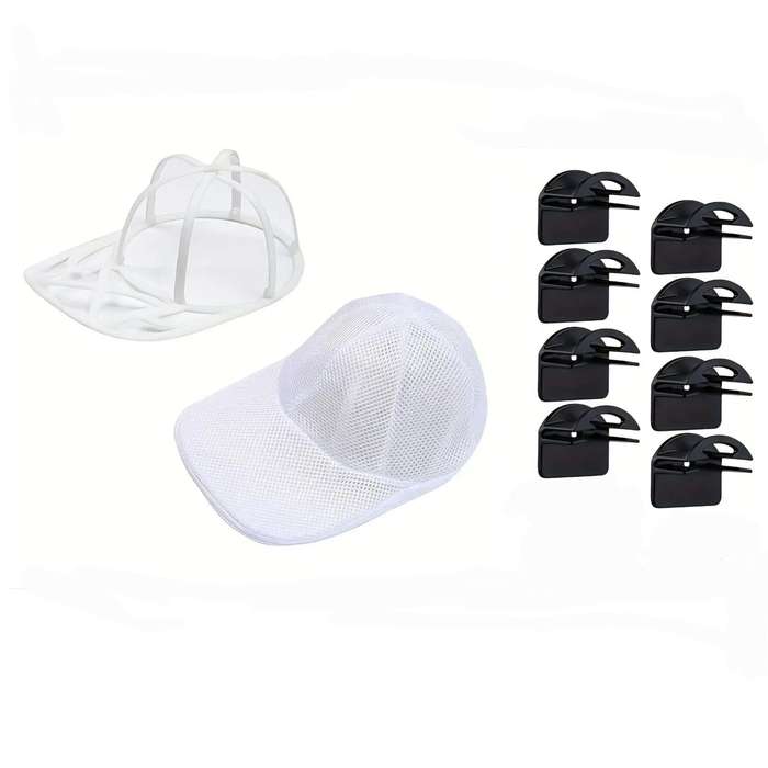 Baseball Cap Washing Frame and Cap Display Hooks