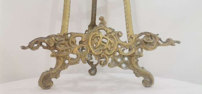 Ornate, Victorian Style Brass Picture/Book Easel