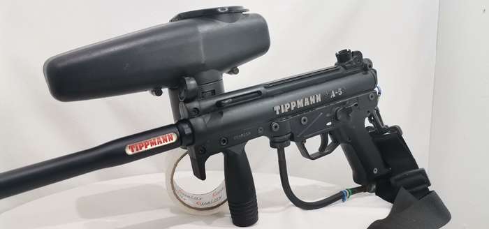 TIPPMANN A5 with 16" Sniper Barrel & ACCESSORIES