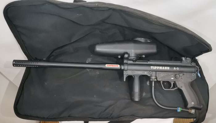 TIPPMANN A5 with 16" Sniper Barrel & ACCESSORIES