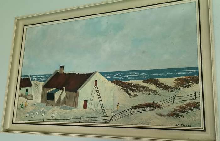 Original EA Truter Oil on Board Artwork
