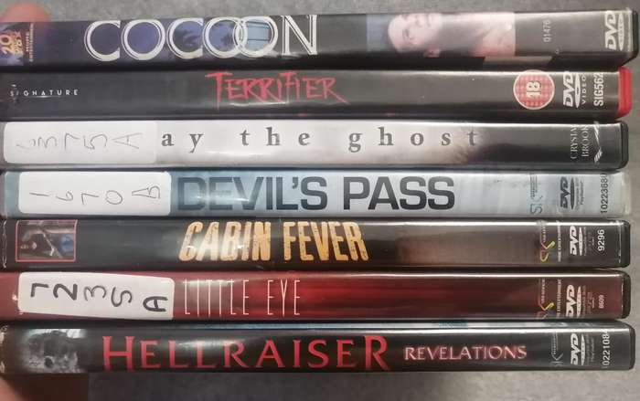 7 dvd Horror Bundle