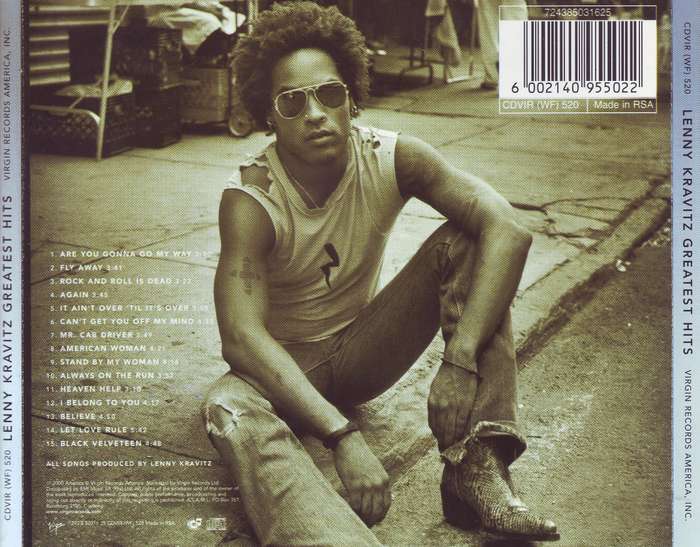 LENNY KRAVITZ - Greatest hits (CD) CDVIR (WF) 520 VG+