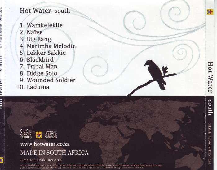 HOT WATER - South (CD) DMC 023 NM