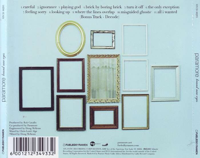 PARAMORE - Brand new eyes (CD)  ATCD 10293 NM-