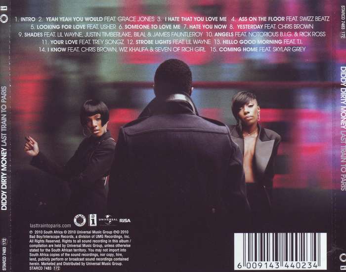 DIDDY DIRTY MONEY - Last Train To Paris (CD) STARCD 7483 NM