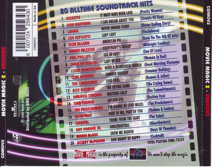 MOVIE MAGIC 2 - Compilation (CD) CDMOV2 VG to VG+