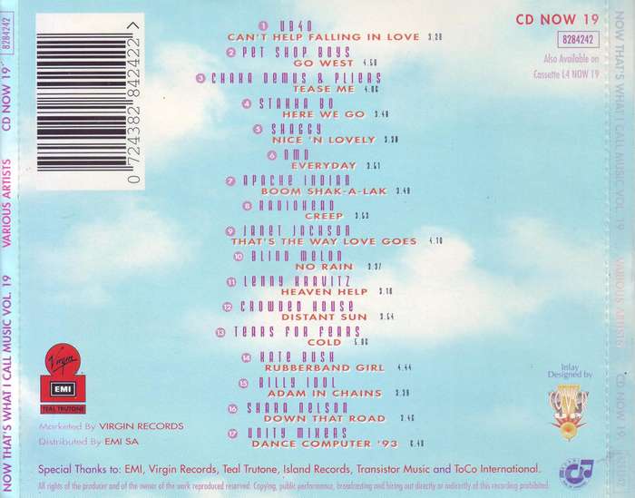 NOW 19 (SA) - Compilation (CD) CD NOW 19 [8284242] NM-