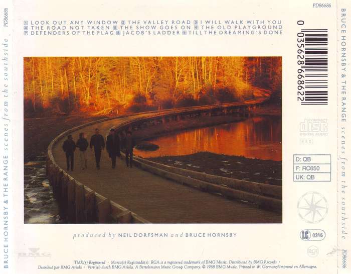 BRUCE HORNSBY & THE RANGE - Scenes from the southside (CD) PD86686 VG+