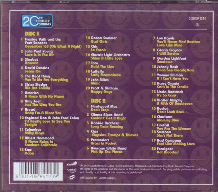 SIMPLY THE BEST 70'S HITS - Compilation (double CD, fatbox) CDESP 034 VG+