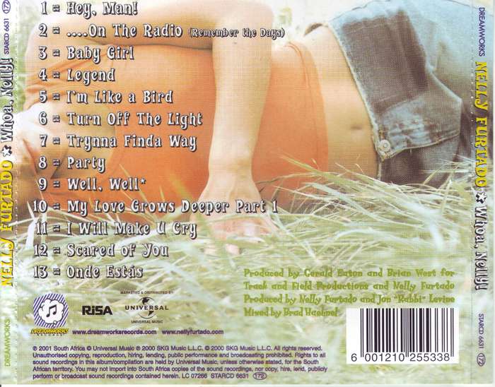 NELLY FURTADO - Whoa, Nelly! (CD) STARCD 6631 VG