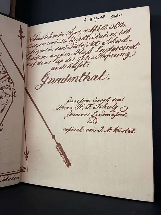 Die Geskiedenis van Genadendal 1738-1988 by Isaac Balie (1st Ed. - SIGNED)