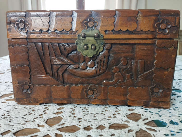 Wooden box Camphor Wood