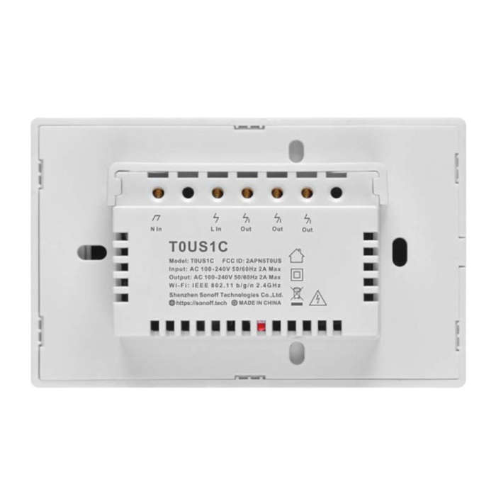 Sonoff WiFi RF Smart Light Switch  3 Gang (White)