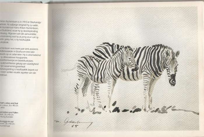 ETOSHA - DIEREKUNS VAN ETOSHA /  ANIMAL ART OF ETOSHA / TIERKUNST VON ETOSHA (1 ST PUBL 1986)