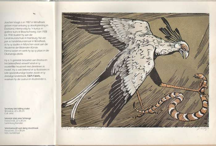 ETOSHA - DIEREKUNS VAN ETOSHA /  ANIMAL ART OF ETOSHA / TIERKUNST VON ETOSHA (1 ST PUBL 1986)