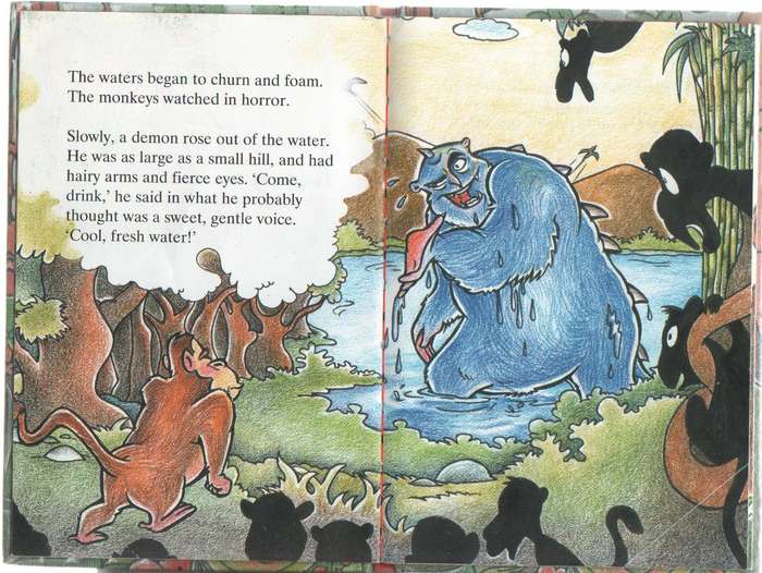 THE MONKEY AND THE DEMON - LADYBIRD - MEERA UBEROI (2005)