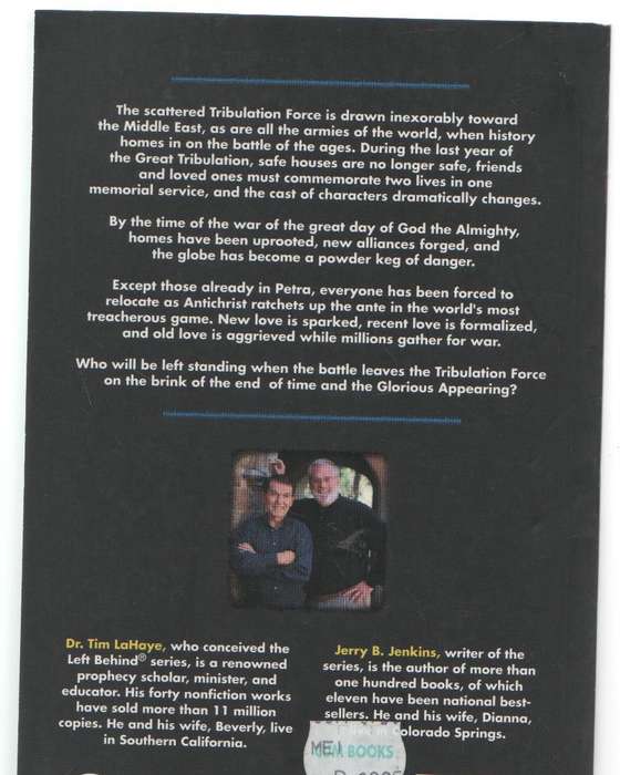 ARMAGEDDON - TIM LAHAYE & JERRY B JENKINS (1 ST EDITION 2003)