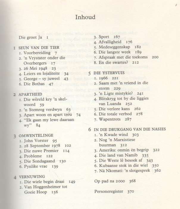 PW - DIRK EN JOHANNA DE VILLIERS (1 STE UITGAWE 1984)