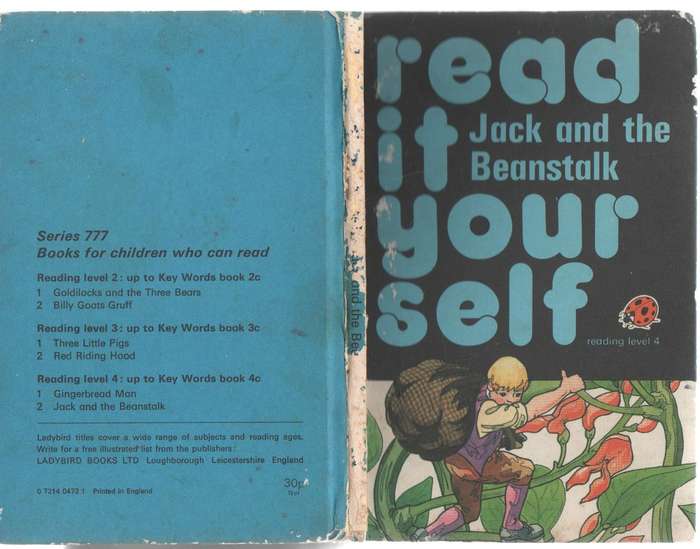 JACK AND THE BEANSTALK - LADYBIRD ( READING LEVEL 4 - 1977)