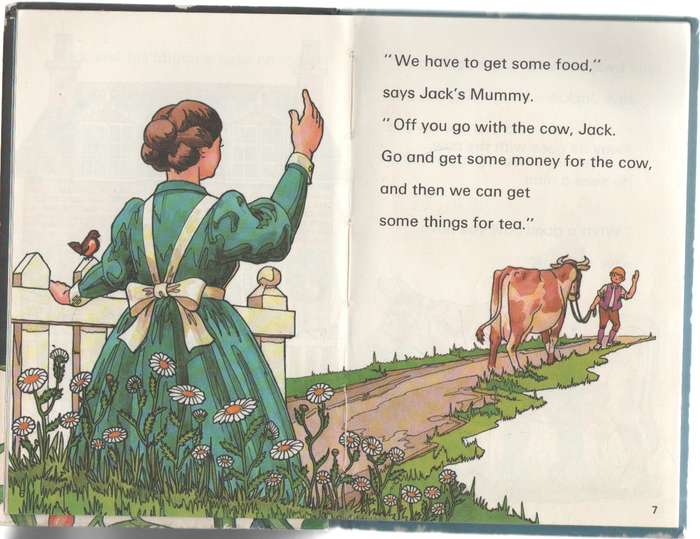 JACK AND THE BEANSTALK - LADYBIRD ( READING LEVEL 4 - 1977)