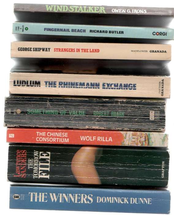 EIGHT PAPERBACKS WITH VARIOUS TITLES