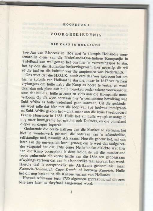 DIE AFRIKAANSE TAALBEWEGING - A G S MEIRING (OUD)