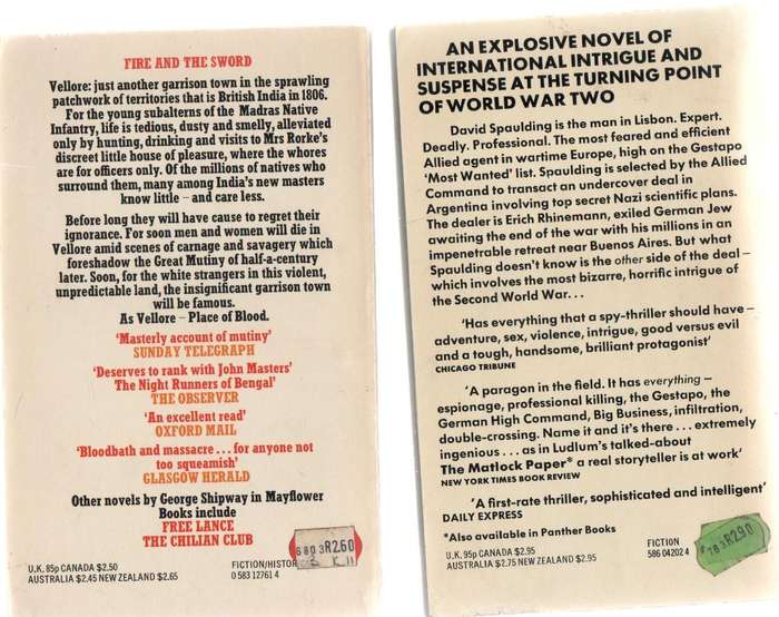 EIGHT PAPERBACKS WITH VARIOUS TITLES