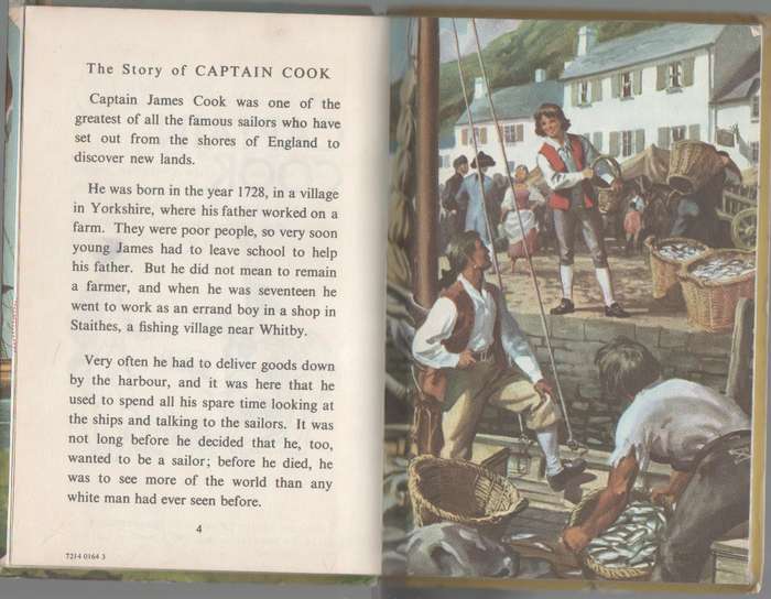 THE STORY OF CAPTAIN COOK , A LADYBIRD ADVENTURE FROM HISTORY (1958)