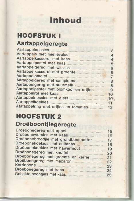 HOOFGEREGTE SONDER VLEIS OF VIS - ERINA BEZUIDENHOUT (1 STE UITGAWE 1982)