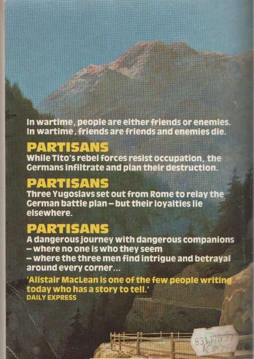 PARTISANS - ALISTAIR MACLEAN (1983)