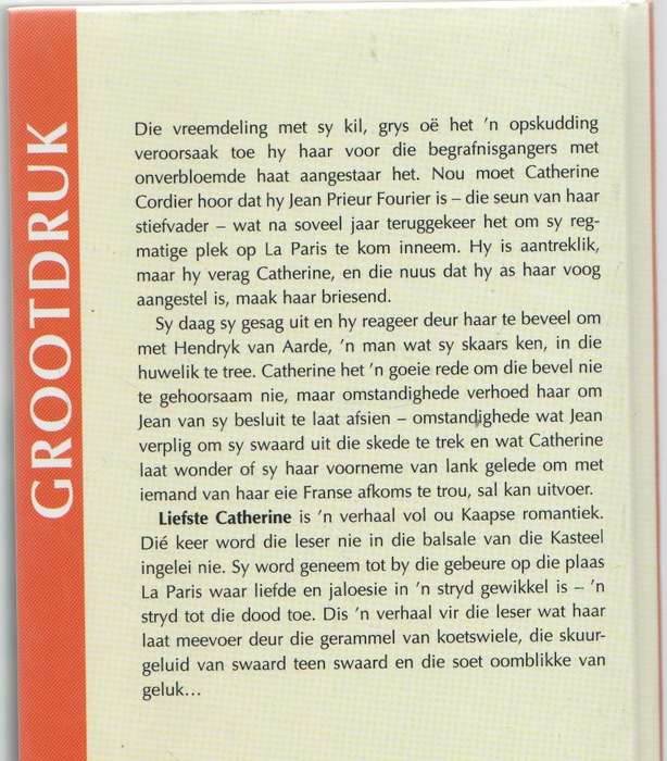LIEFSTE CATHERINE - MADELEIN KELSEY (GROOTDRUK - 1 STE DRUK 1994)