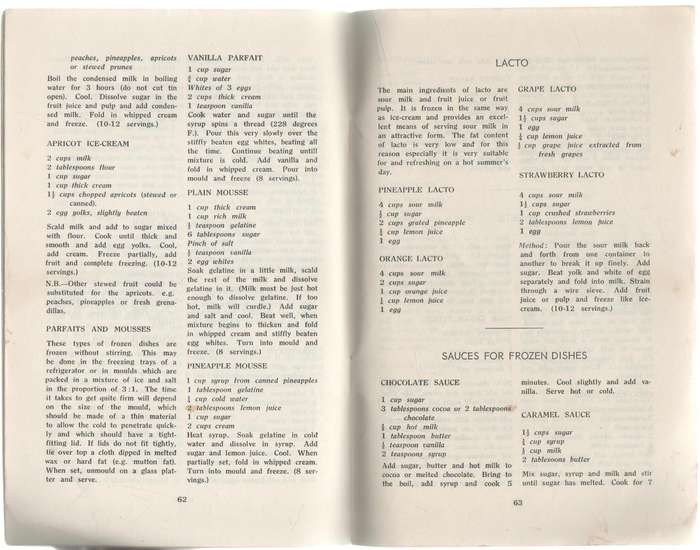 RECIPES WHOLESOME AND GOOD - PUBLISHED BY THE DAIRY INDUSTRY CONTROL BOARD (5 TH EDITION)