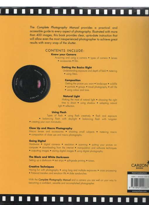 COMPLETE PHOTOGRAPHY MANUAL  - AILSA MCWHINNIE