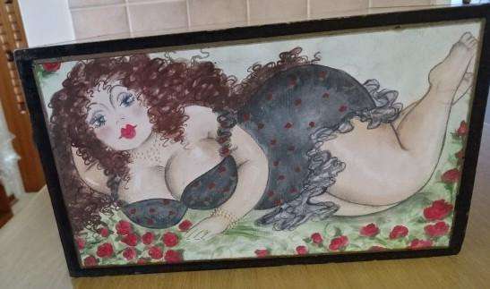 FAT LADY FUN WINE BOX HOLDER (16 CM X 20,5 CM X 27,5 CM)