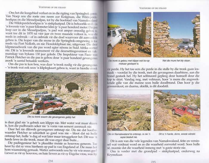 VOETSPORE OP DIE STRAND, 'N REIS OM DIE KUS VAN SUIDELIKE AFRIKA - JOHAN BADENHORST(1 STE DRUK 2002)
