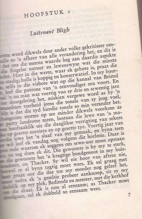 DIE MUITERY OP DIE BOUNTY - NORDHOFF & HALL (LIBRI REEKS 1963)