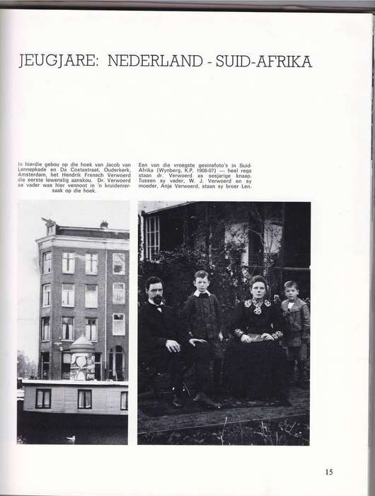 HENDRIK FRENSCH VERWOERD, FOTOBIOGRAFIE/PICTORIAL BIOGRAPHY 1901 -1966