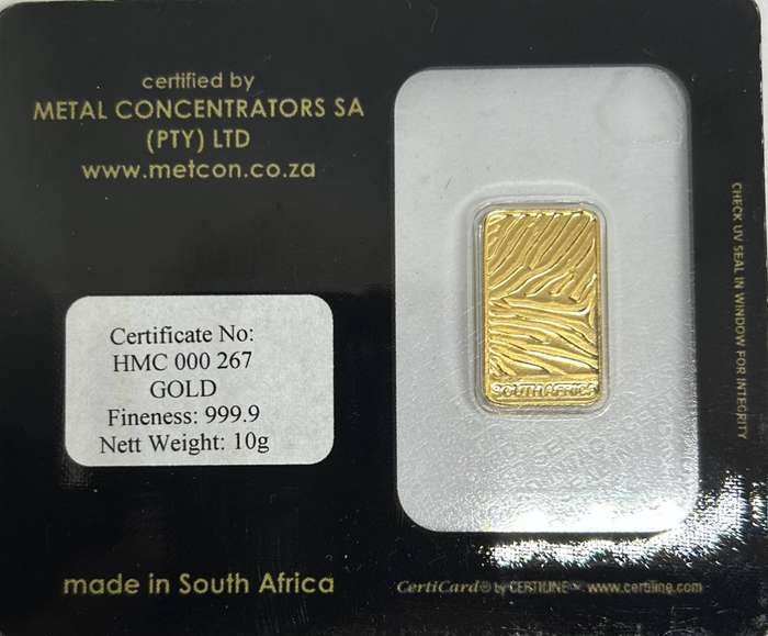 METCON Gold Bar 10 Gram