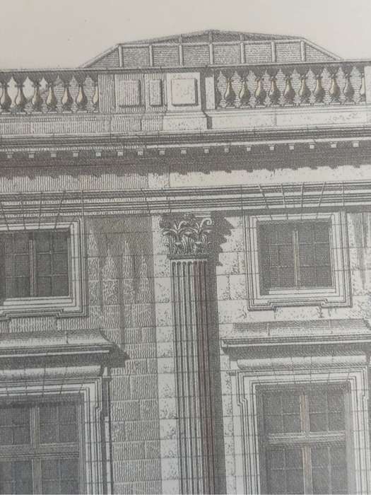 Museum Architectural Art Print Palais du Pitit Trianon by E Obermayer